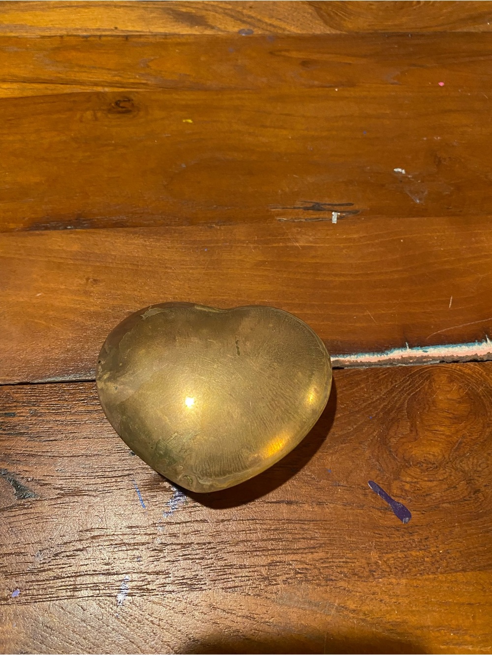 Brass Heart Jewelry Trinket Box – Gold Heart Jewelry Organizer